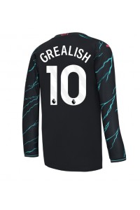 Manchester City Jack Grealish #10 Jalkapallovaatteet Kolmaspaita 2023-24 Pitkähihainen